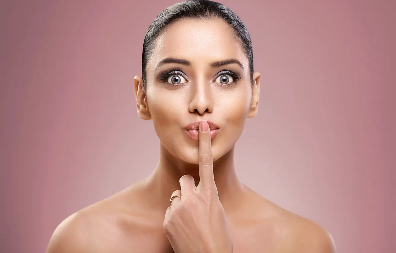 Photo wallpaper girl, hot, sexy, eyes, smile, beautiful, figure, model