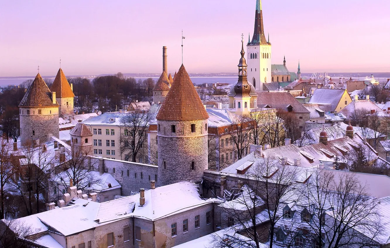 Photo wallpaper Estonia, Tallinn, The hole in the roof :)