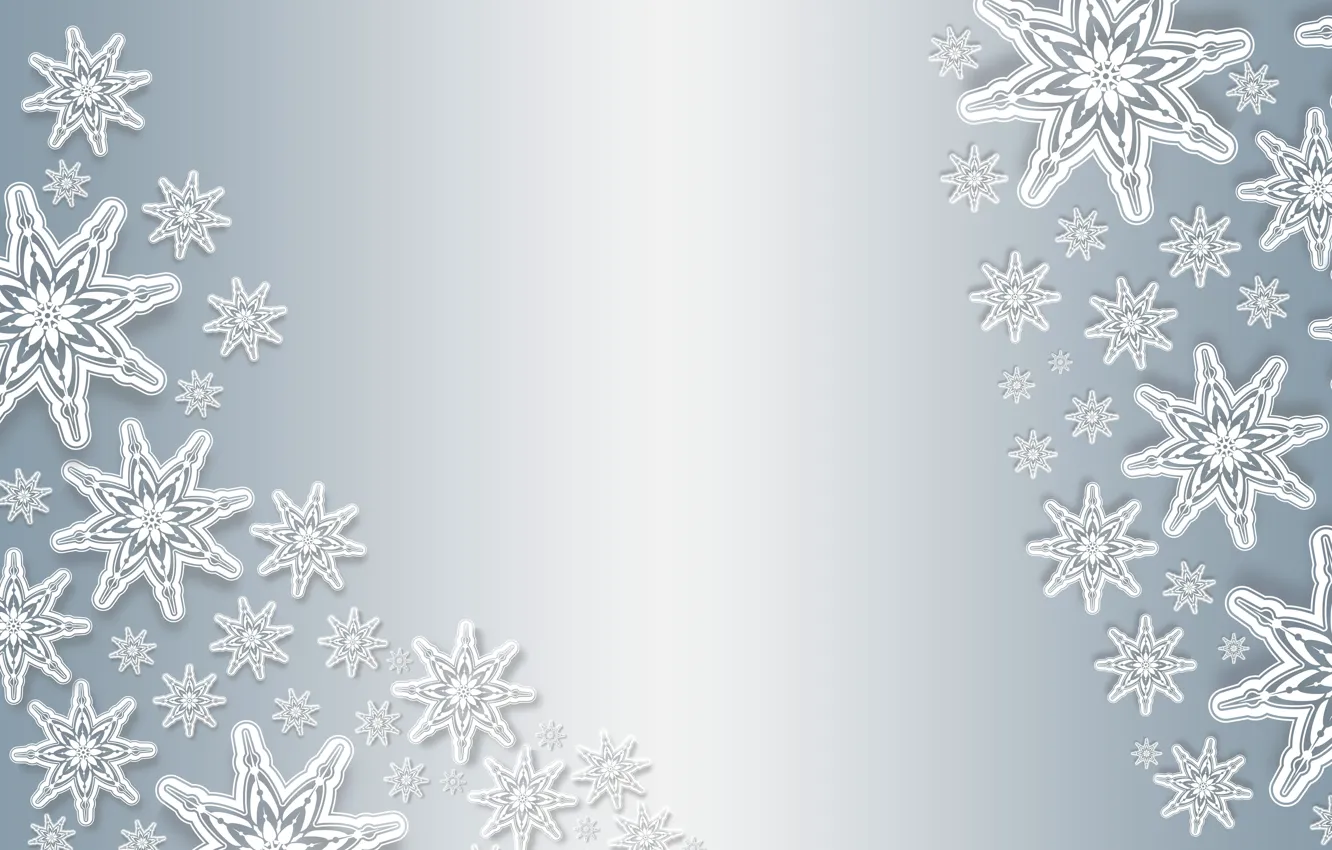 Photo wallpaper winter, snow, snowflakes, background, Christmas, winter, background, snow