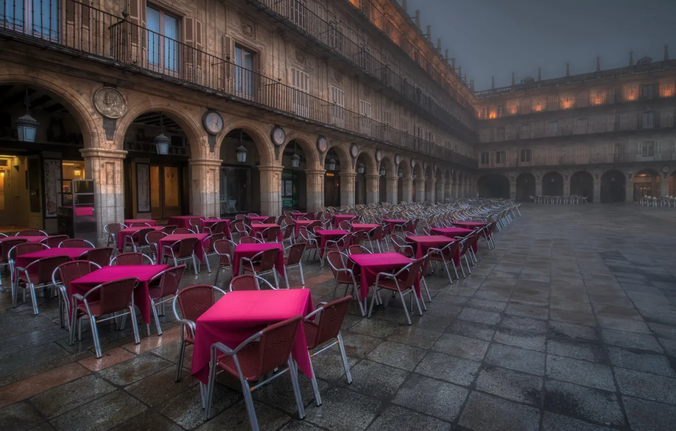 Photo wallpaper the city, Salamanca, Castile and León