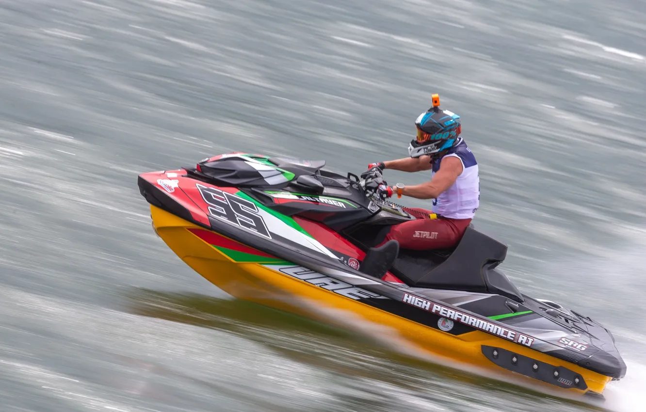 Photo wallpaper race, boat, speed