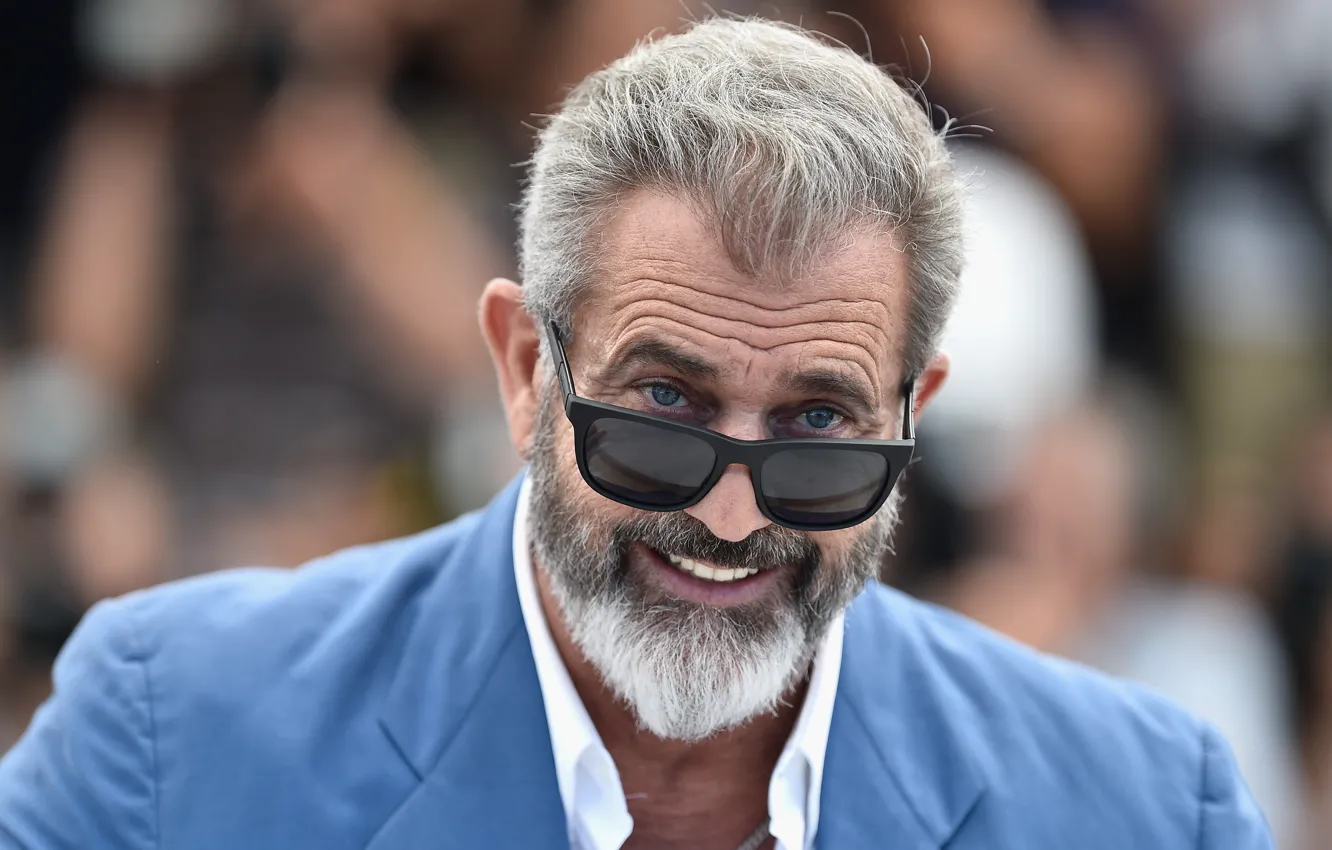 Photo wallpaper smile, glasses, actor, Mel Gibson, Mel Gibson
