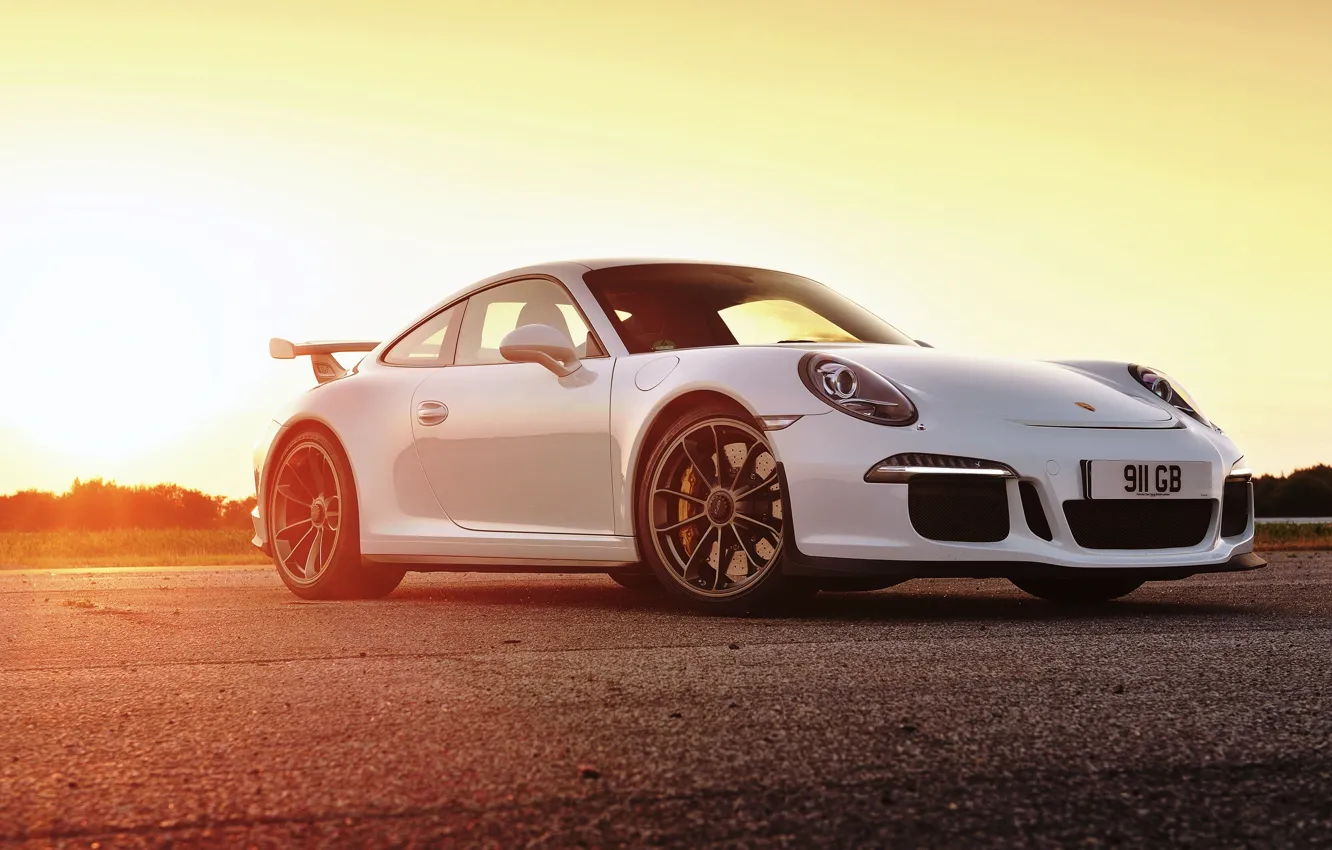 Photo wallpaper 911, Porsche, Porsche, GT3, UK-spec, 991, 2014