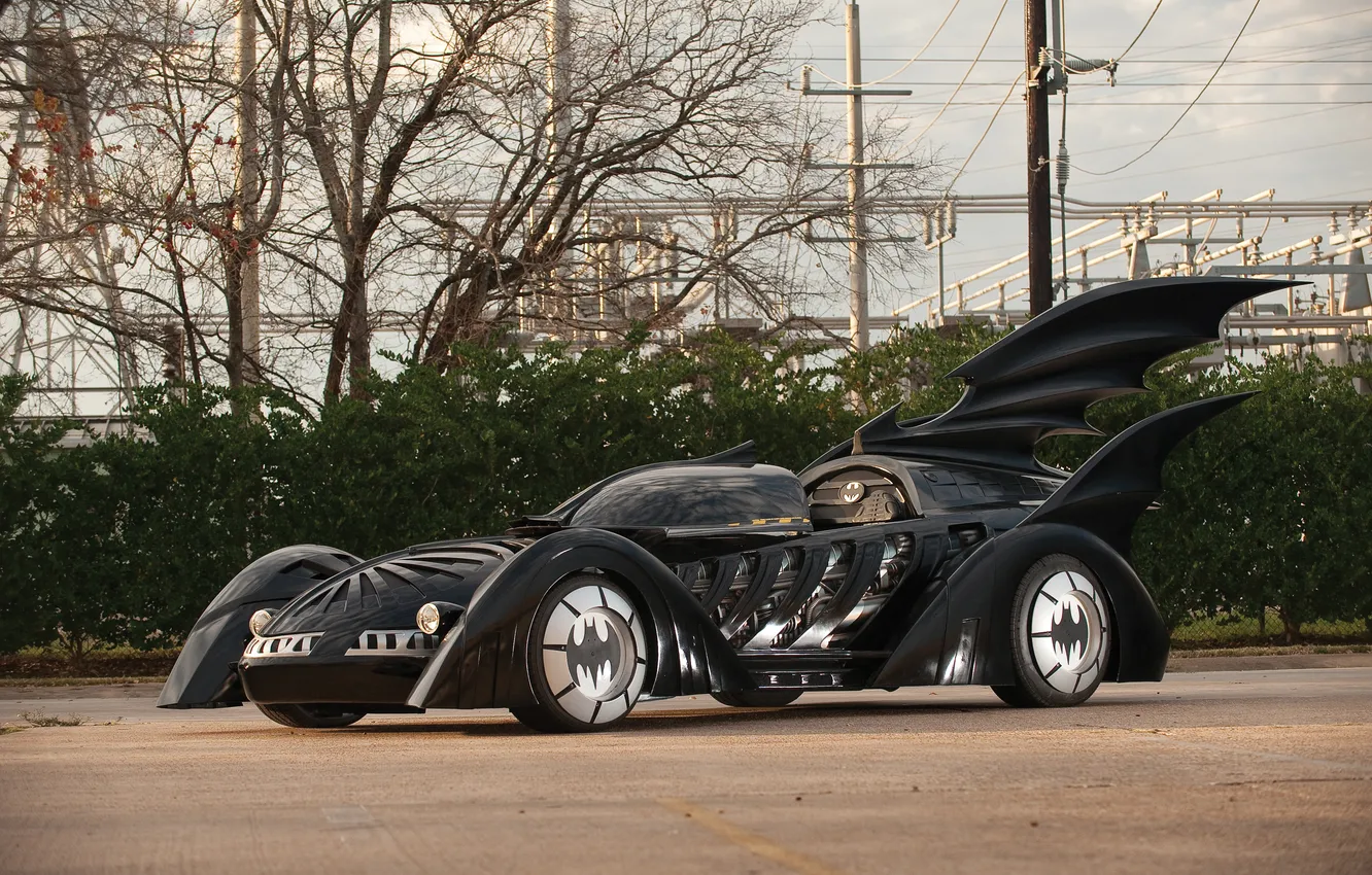 Photo wallpaper Batman, Batmobile, forever, 1995