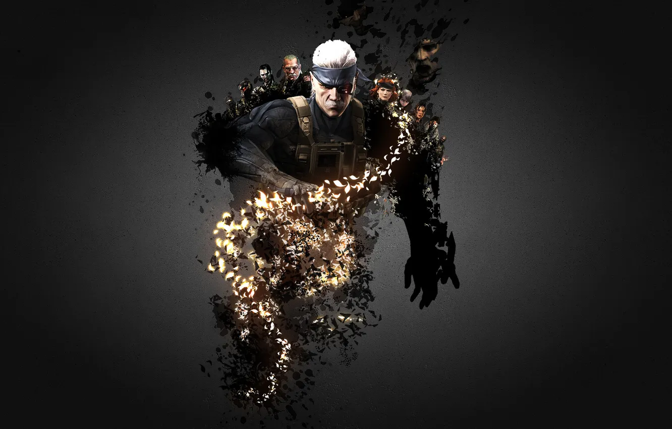 Photo wallpaper metal gear solid, Snake, characters