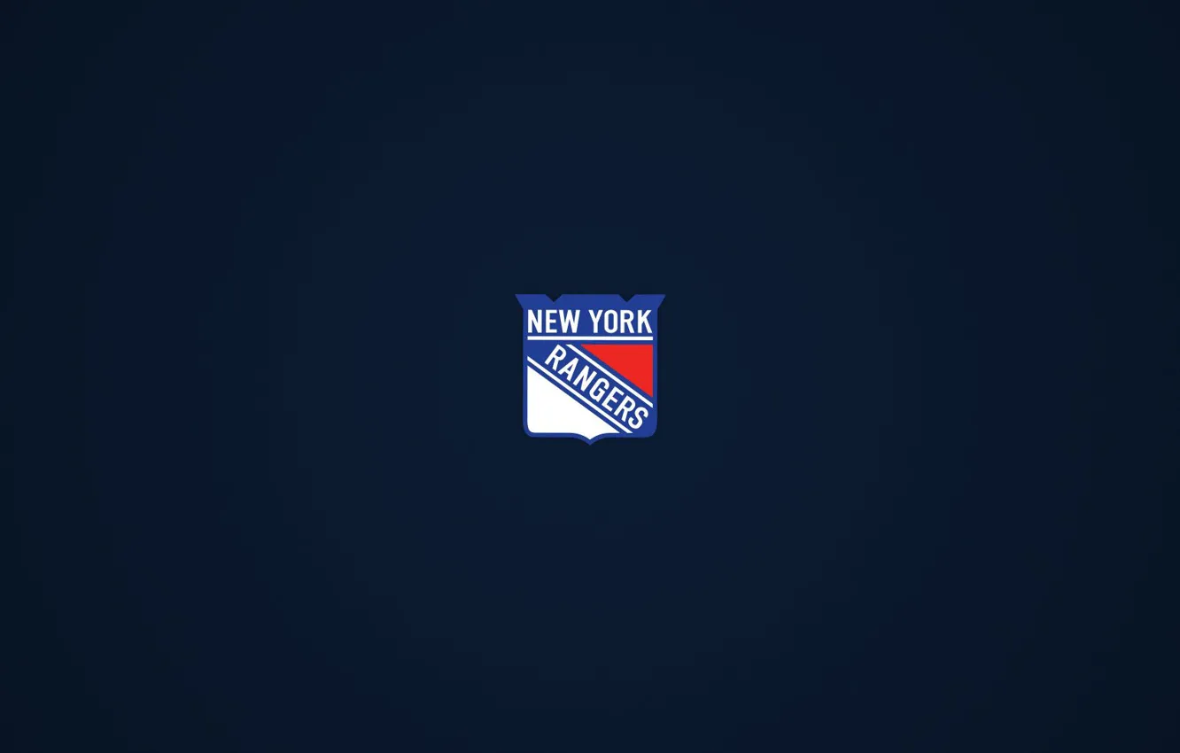 Photo wallpaper logo, hockey, NHL, New York Rangers, New York Rangers, Metropolitan Division, Eastern Conference
