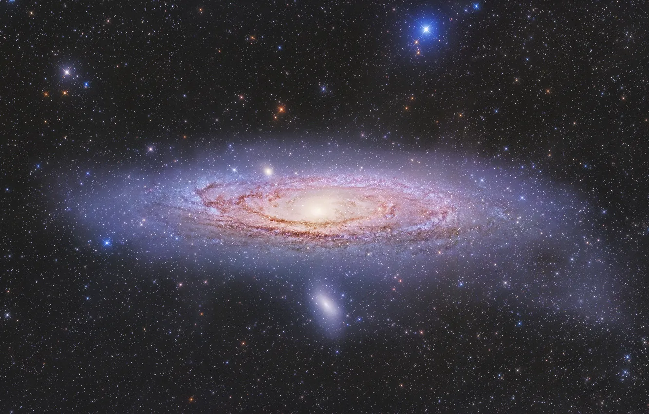 Photo wallpaper spiral, The Andromeda Galaxy, M31