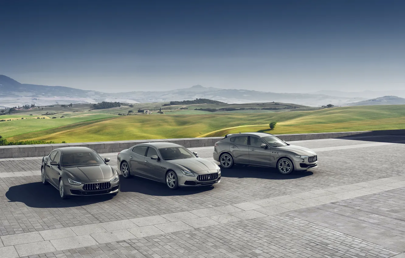 Photo wallpaper Maserati, Quattroporte, Ghibli, 2017, Levante