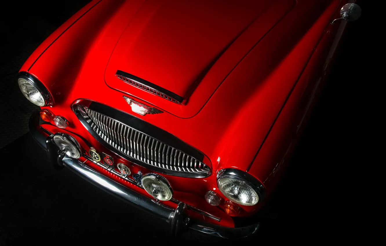 Photo wallpaper red, 1964, Austin Healey