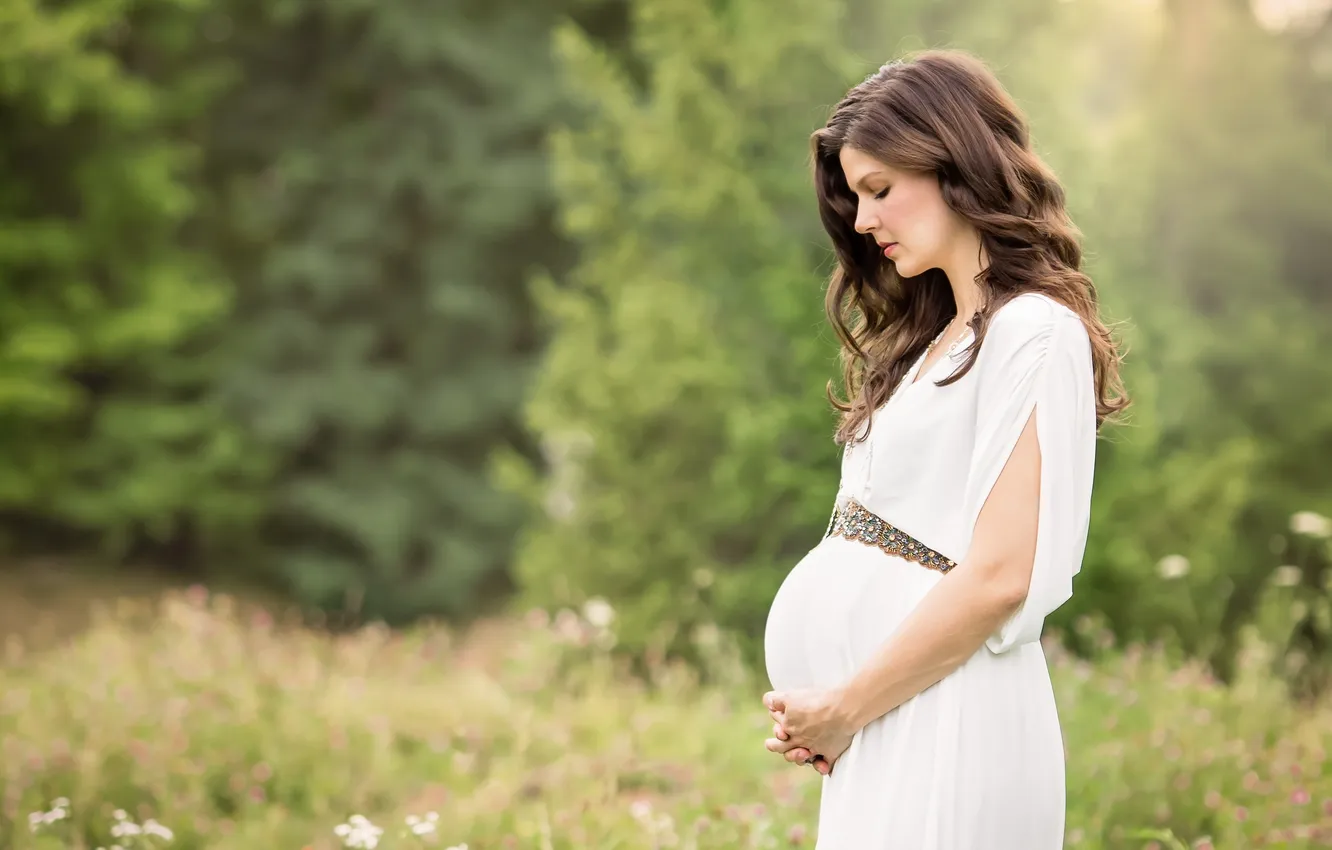 Photo wallpaper girl, mood, beauty