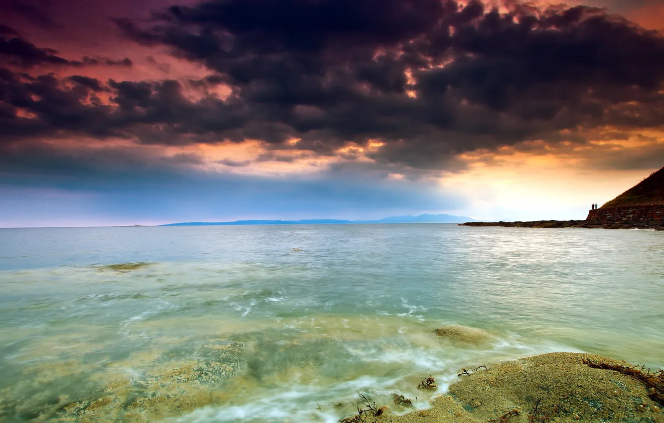 Photo wallpaper sea, the sky, landscape, nature