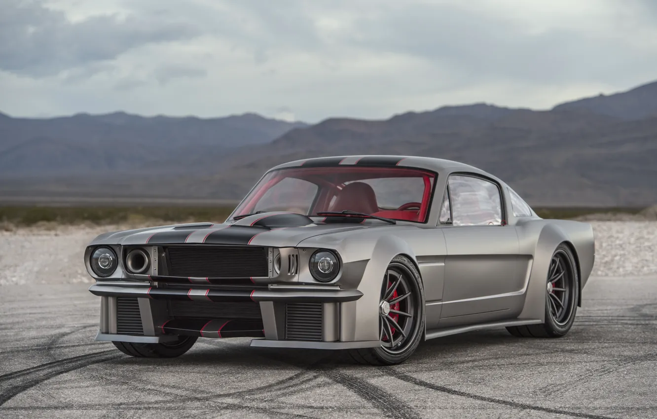 Photo wallpaper Ford Mustang, 1965, Vehicle, Modified, Vicious By Timeless