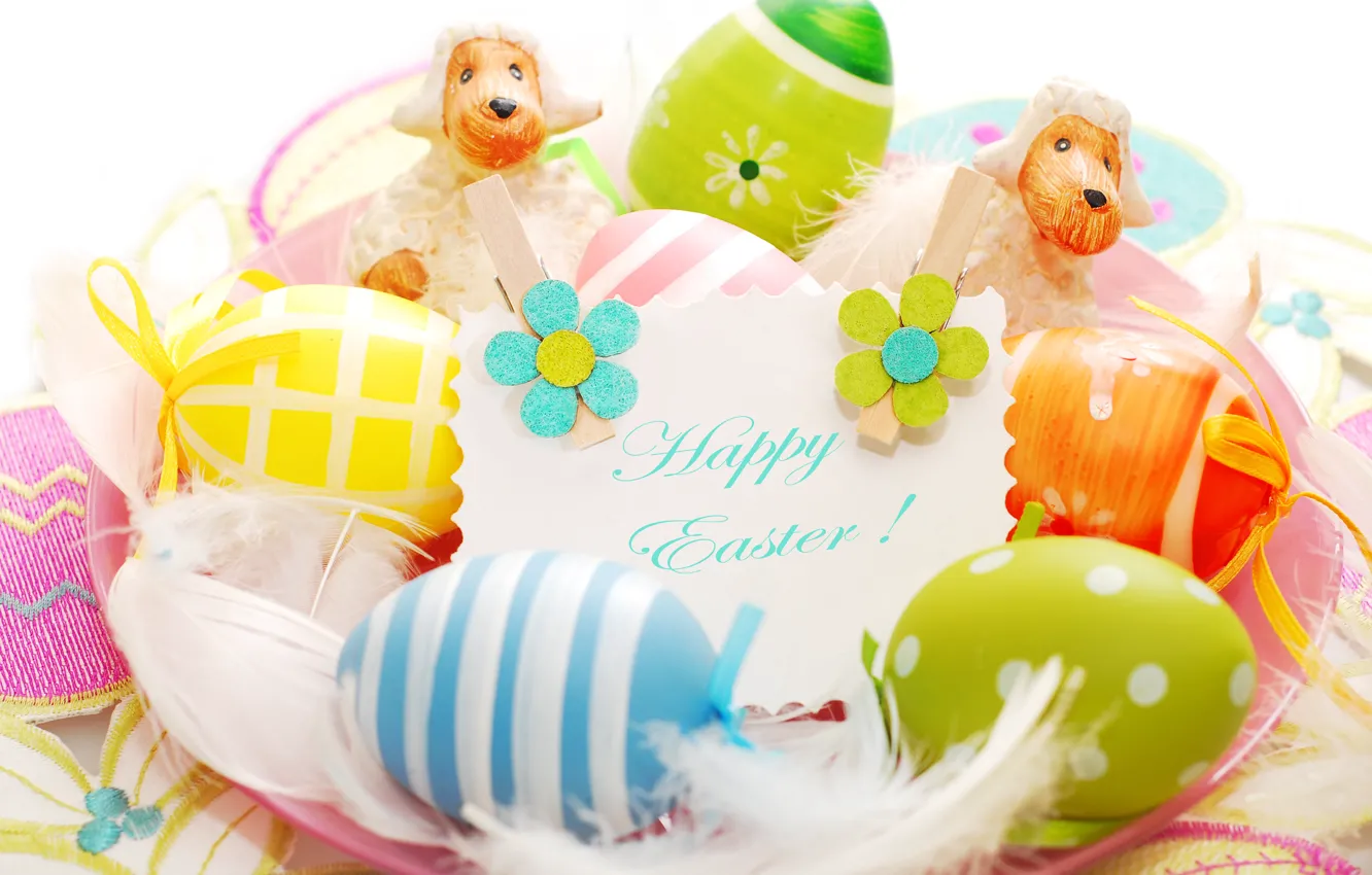 Photo wallpaper eggs, Easter, Easter eggs