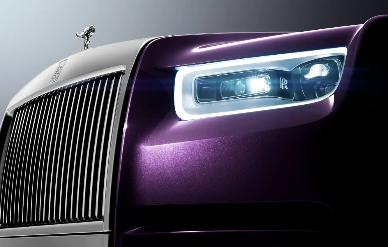 Photo wallpaper logo, Rolls-Royce, emblem, Rolls-Royce, grille