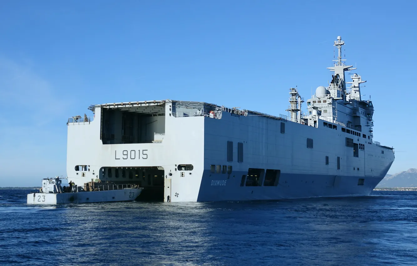 Photo wallpaper France, ship, universal, Dixmude