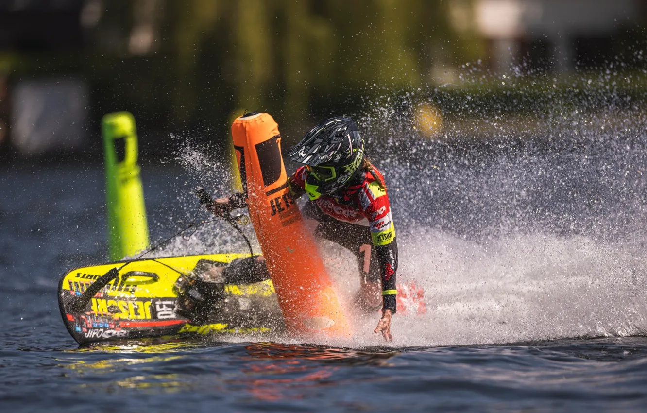 Photo wallpaper race, boat, speed