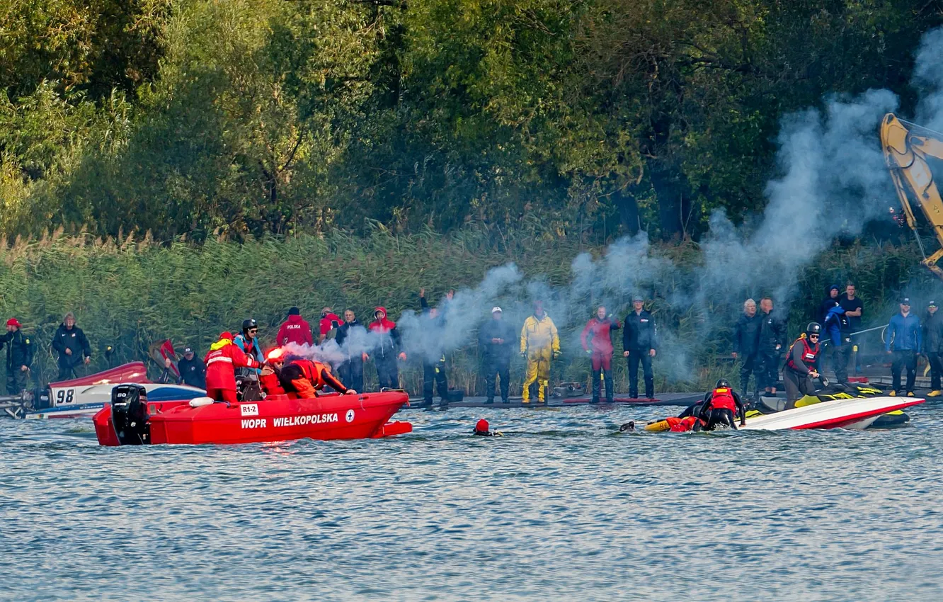 Photo wallpaper race, boat, speed