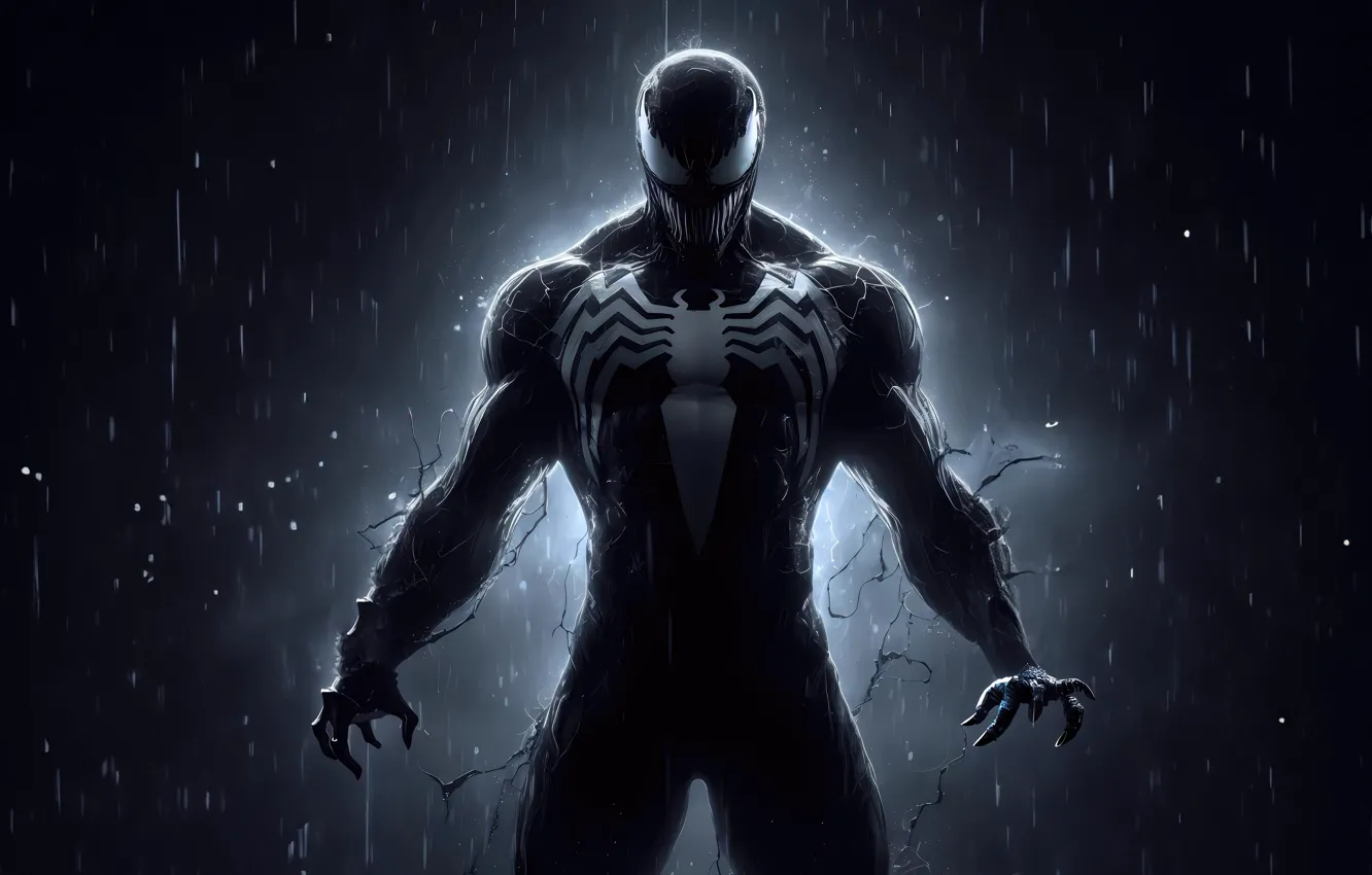 Photo wallpaper Superheroes, artist, digital art, artwork, Venom