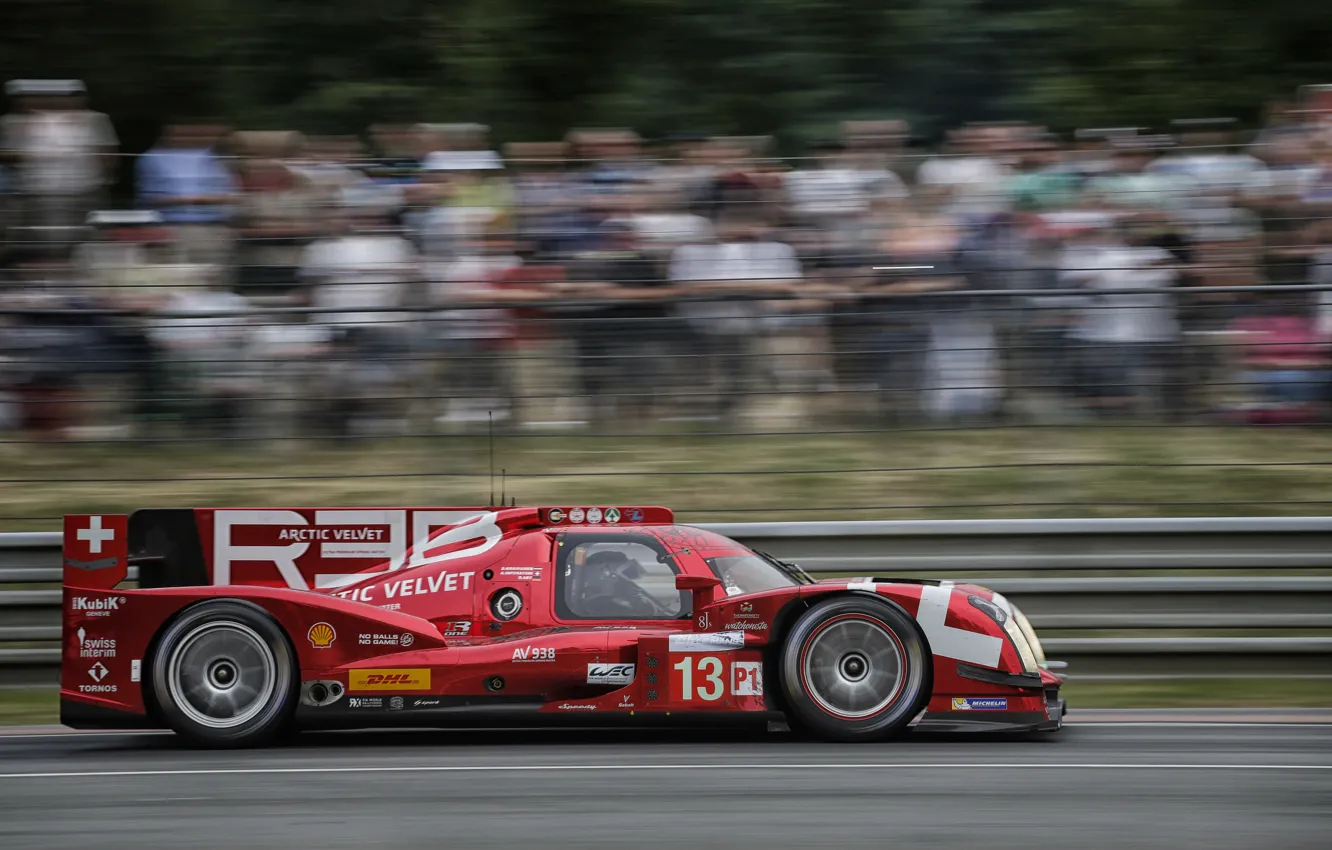 Photo wallpaper red, blur, profile, WEC, 24h Le Mans