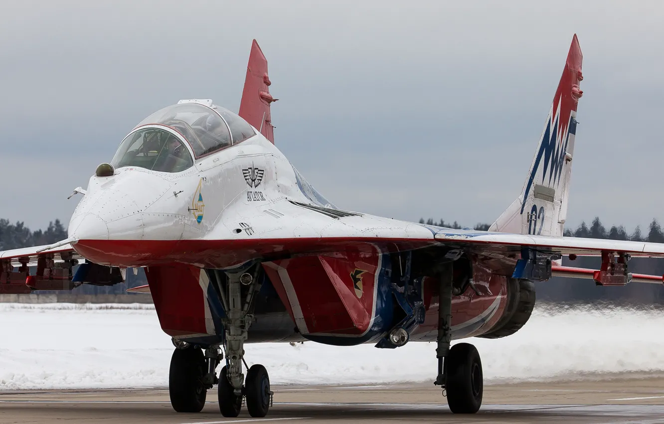 Photo wallpaper fighter, the rise, multipurpose, MiG-29, The MiG-29, Swifts