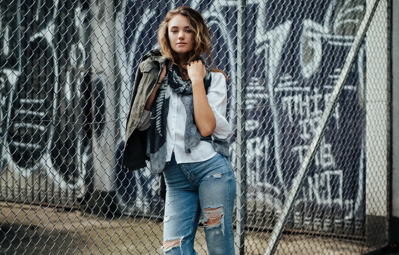 Photo wallpaper girl, model, Lea He