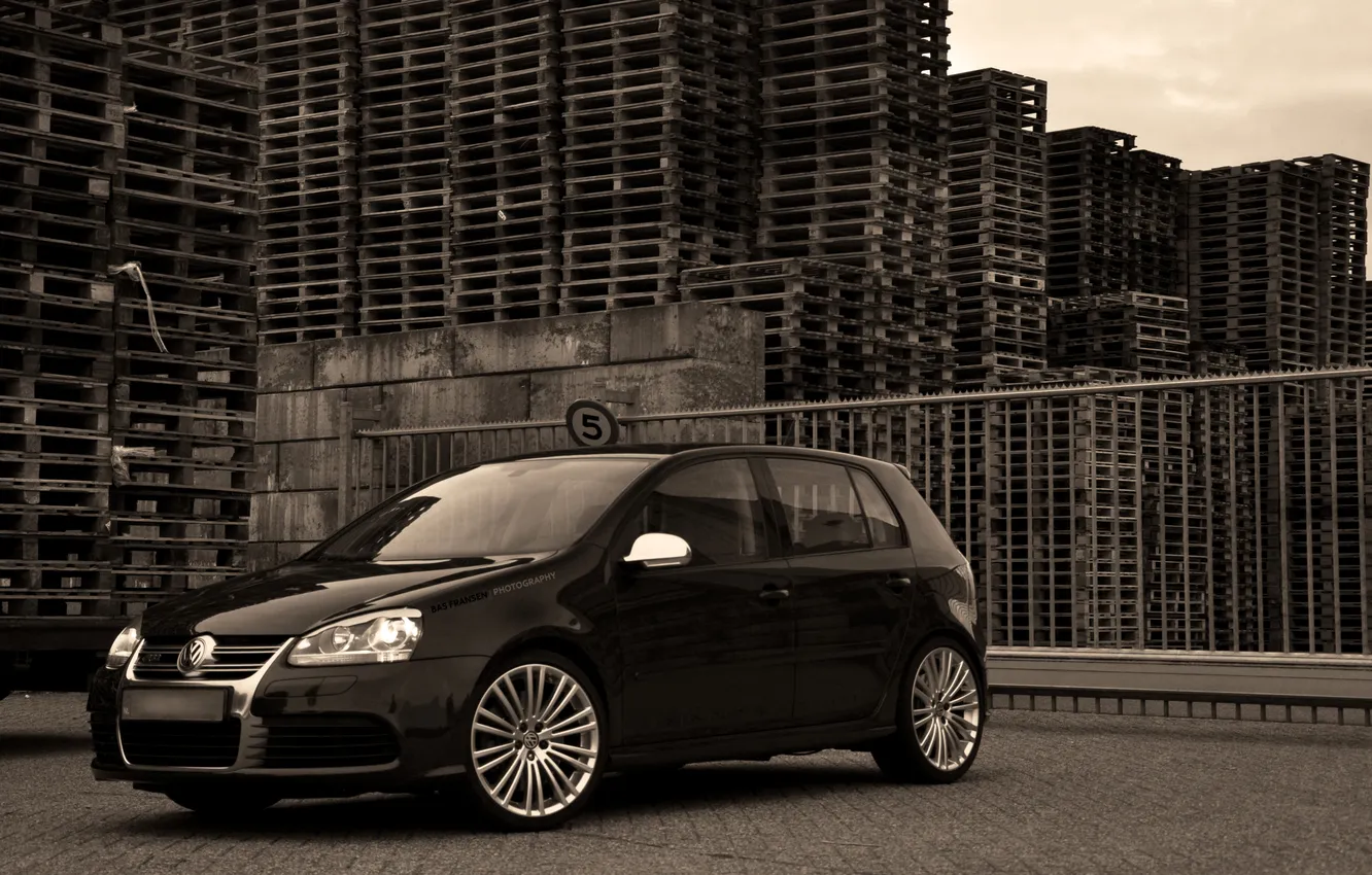 Photo wallpaper Volkswagen, R32, Golf5