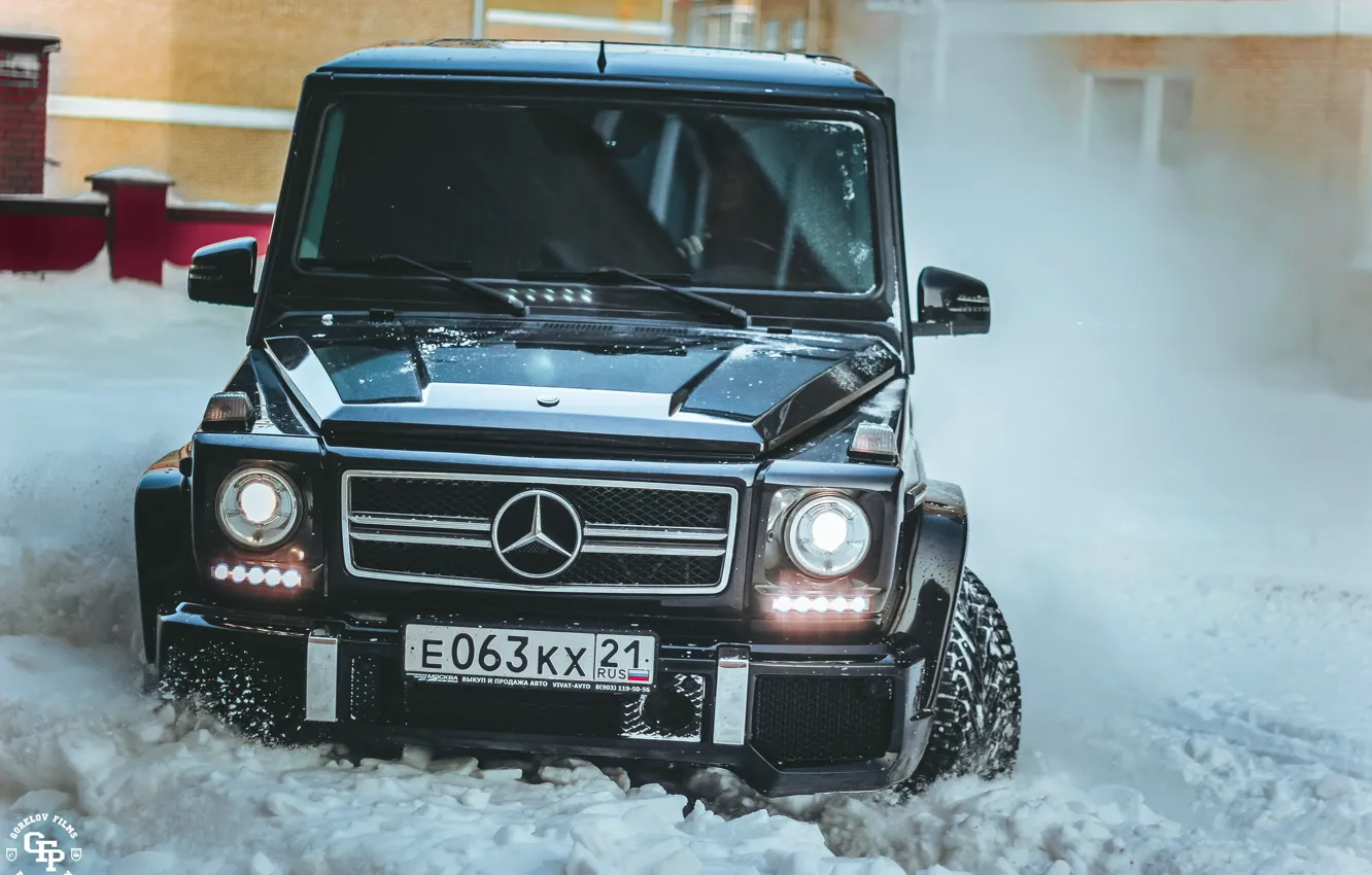 Photo wallpaper winter, snow, Mercedes-Benz, photographer, before, photography, photographer, All-terrain vehicles