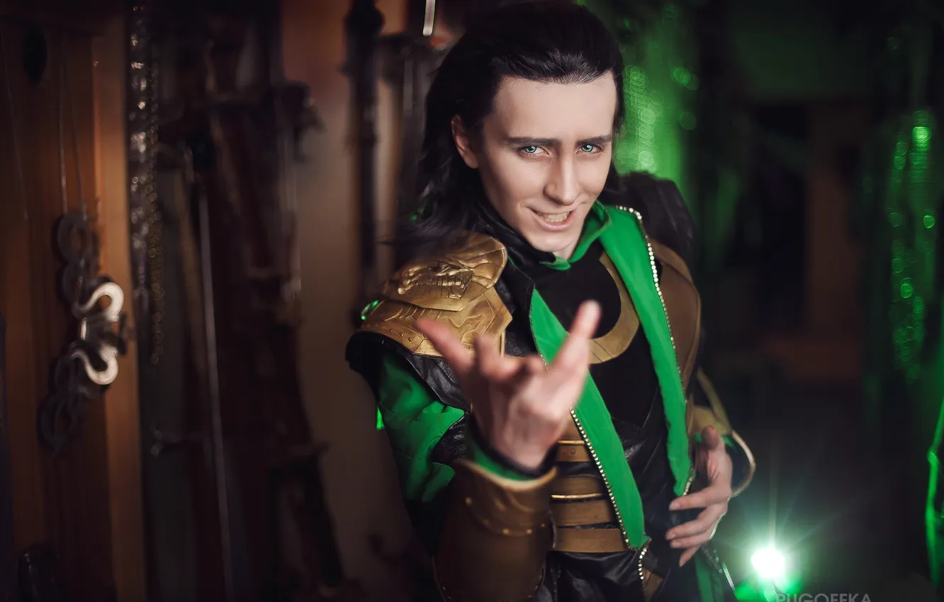 Photo wallpaper cosplay, Loki, Marvel