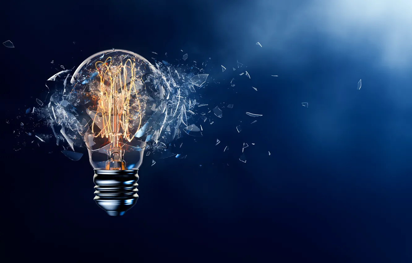 Photo wallpaper light, glass, pop, Crystal