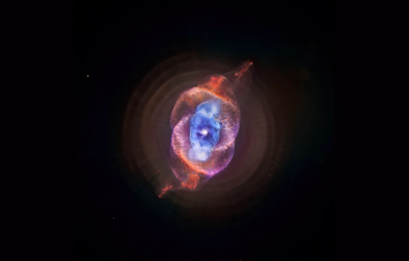 Photo wallpaper nebula, nebula, cat's eye, cat's eye, ngc 6543