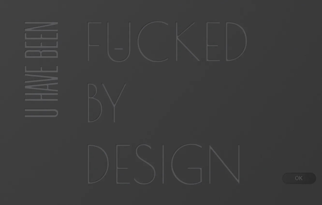 Photo wallpaper fuck, minimalism, design, text, mood
