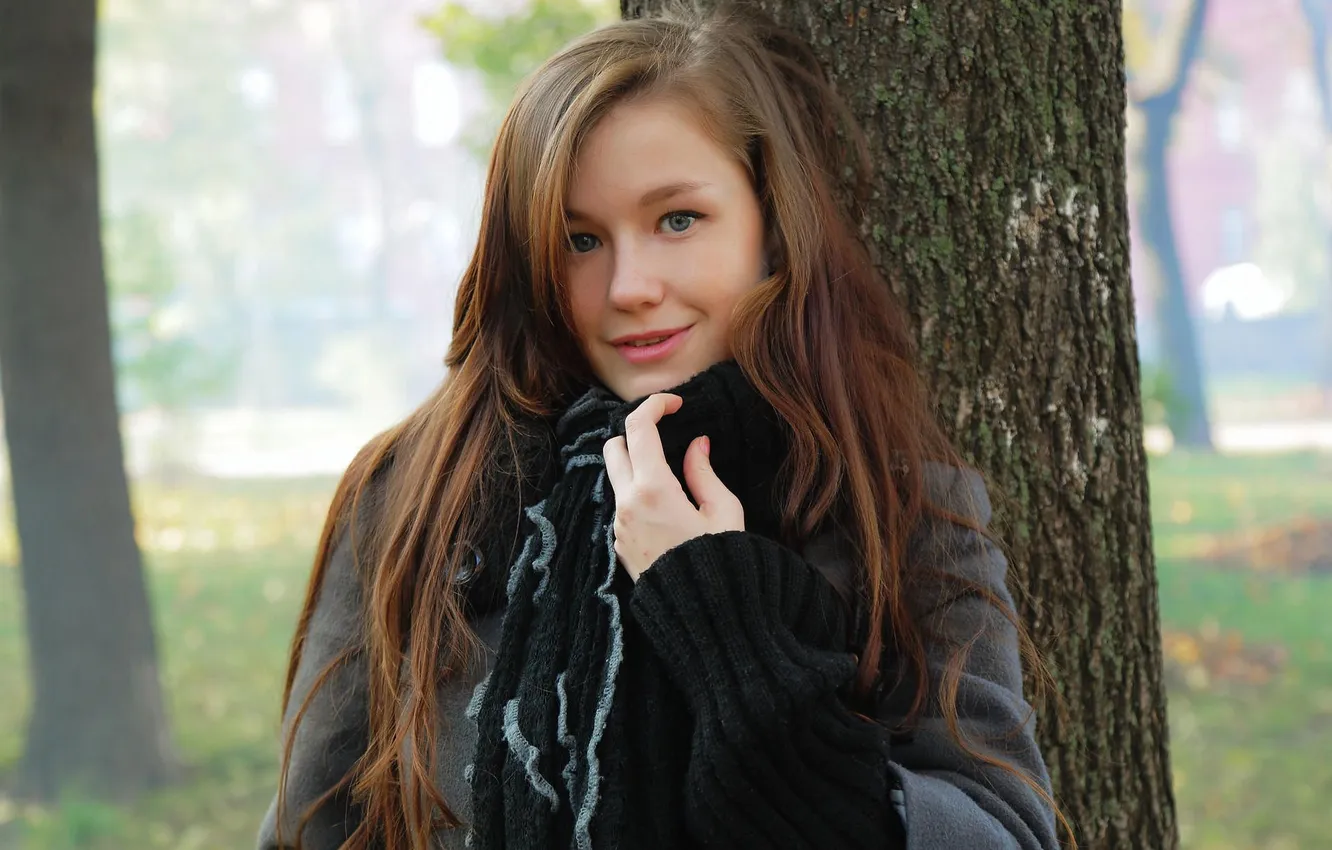 Photo wallpaper girl, beautiful, model, look, cute