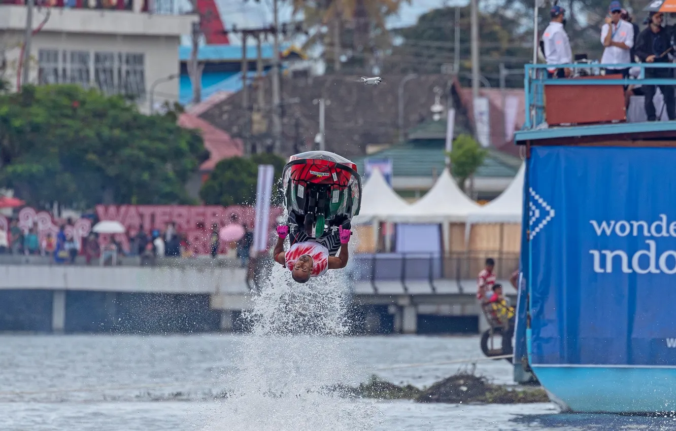 Photo wallpaper race, boat, speed