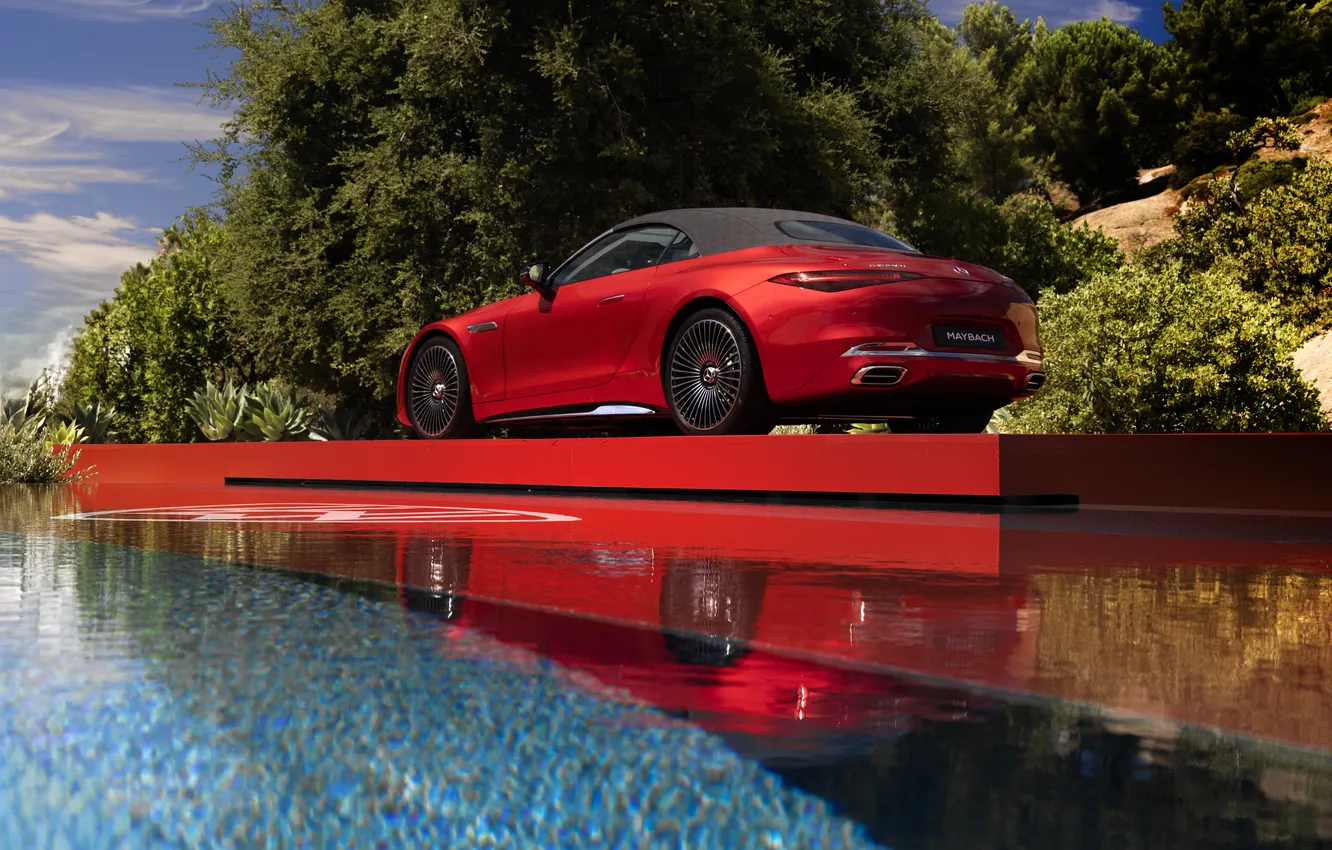 Photo wallpaper Roadster, Mercedes, Roadster, Maybach, Mercedes, luxury, Maybach, Sportcar