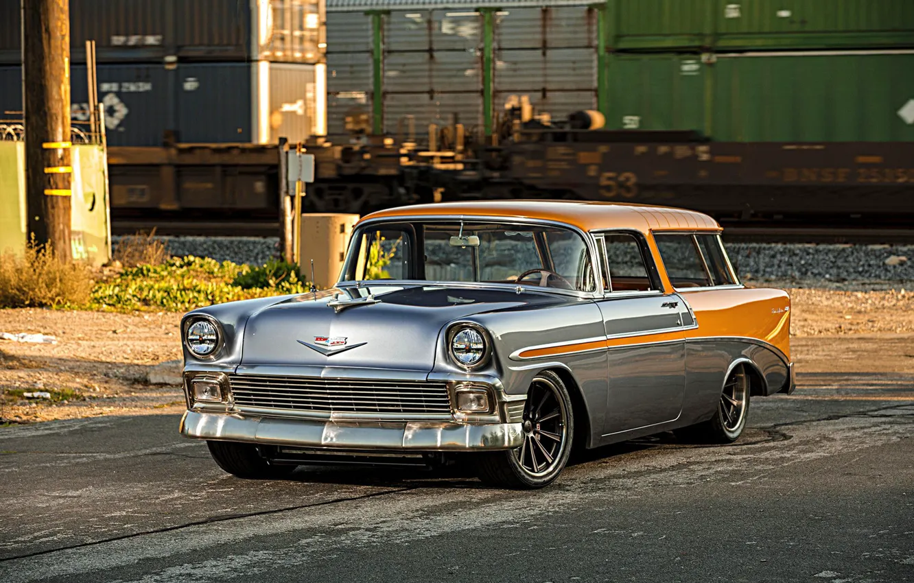 Photo wallpaper Chevrolet, Wheels, Nomad, Forgeline, Dropkick