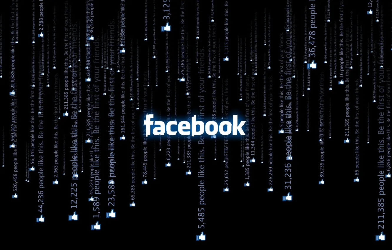 Photo wallpaper matrix, facebook, social network