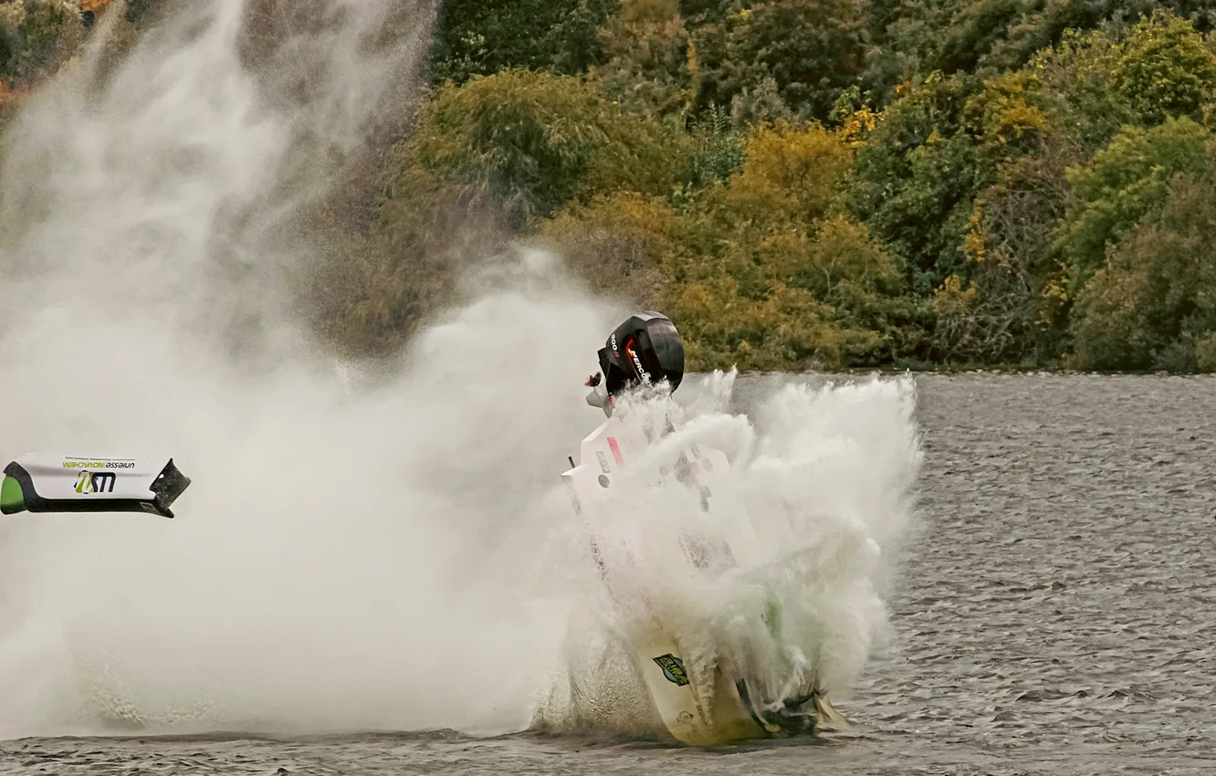 Photo wallpaper speed, boats, races