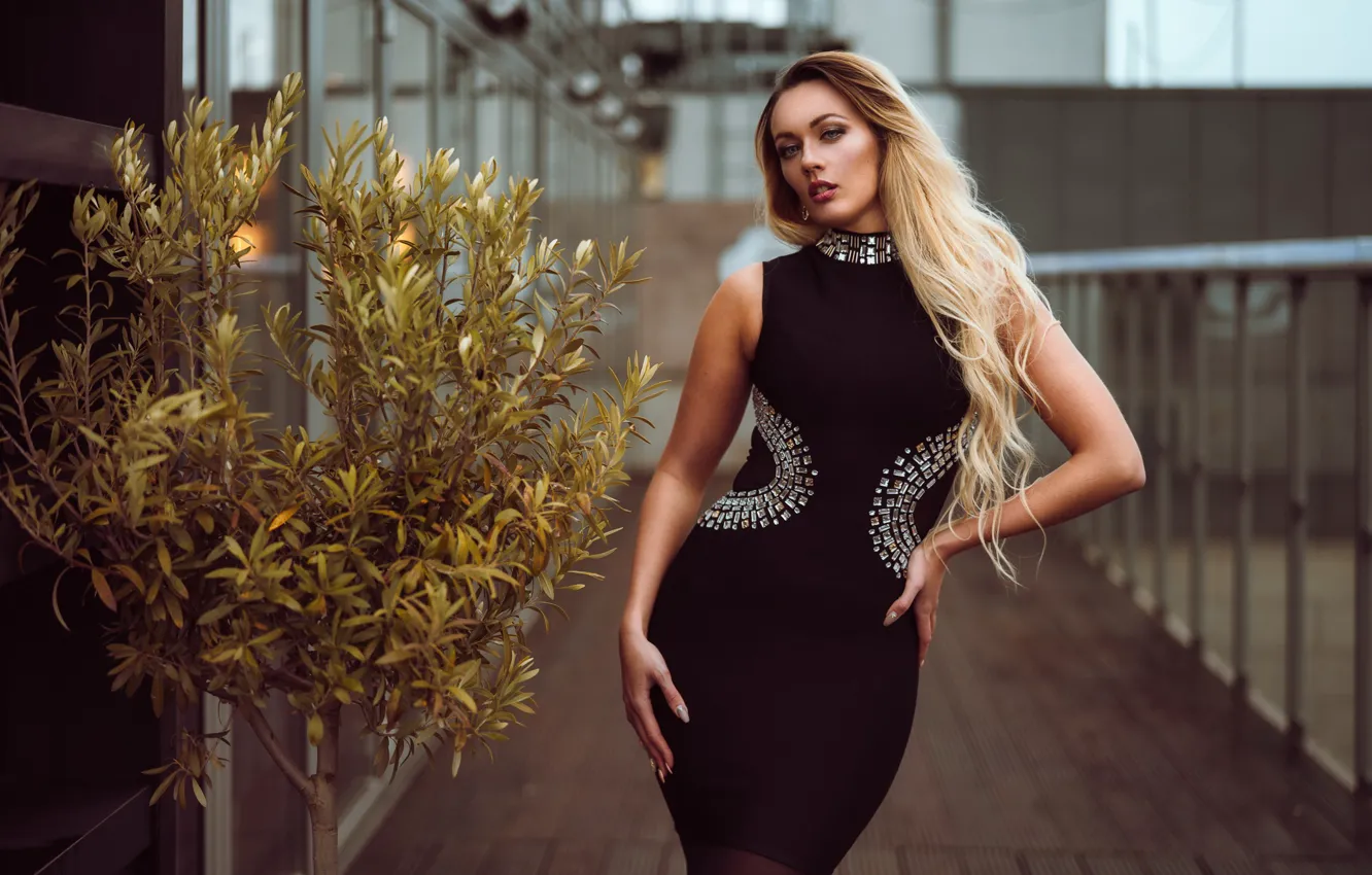 Photo wallpaper look, girl, Olya Alessandra