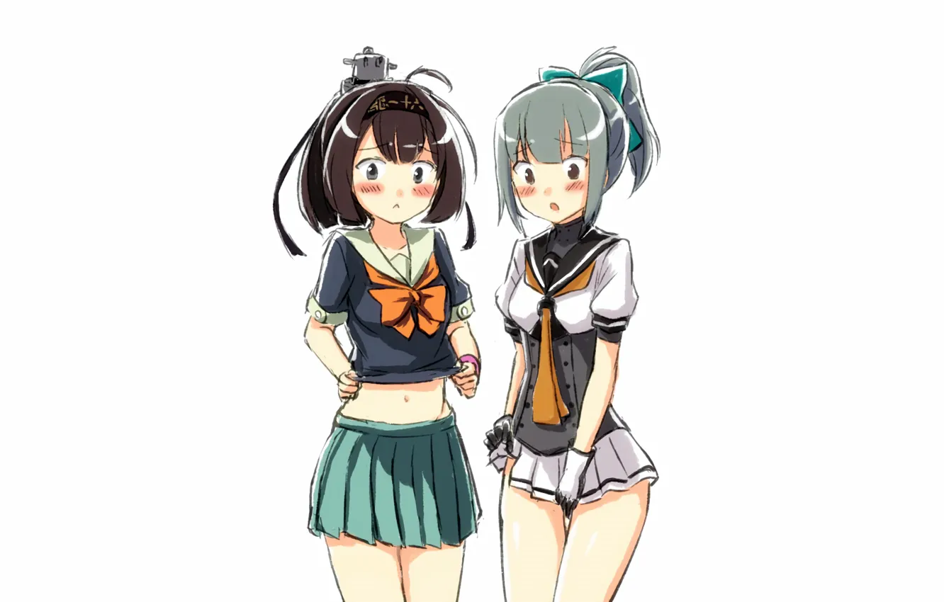 Photo wallpaper girl, blouse, brown hair, anime, beautiful, short hair, pretty, attractive