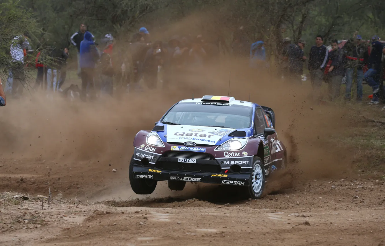Photo wallpaper Ford, Argentina, WRC, Rally, Fiesta, 2013, T. Neuville