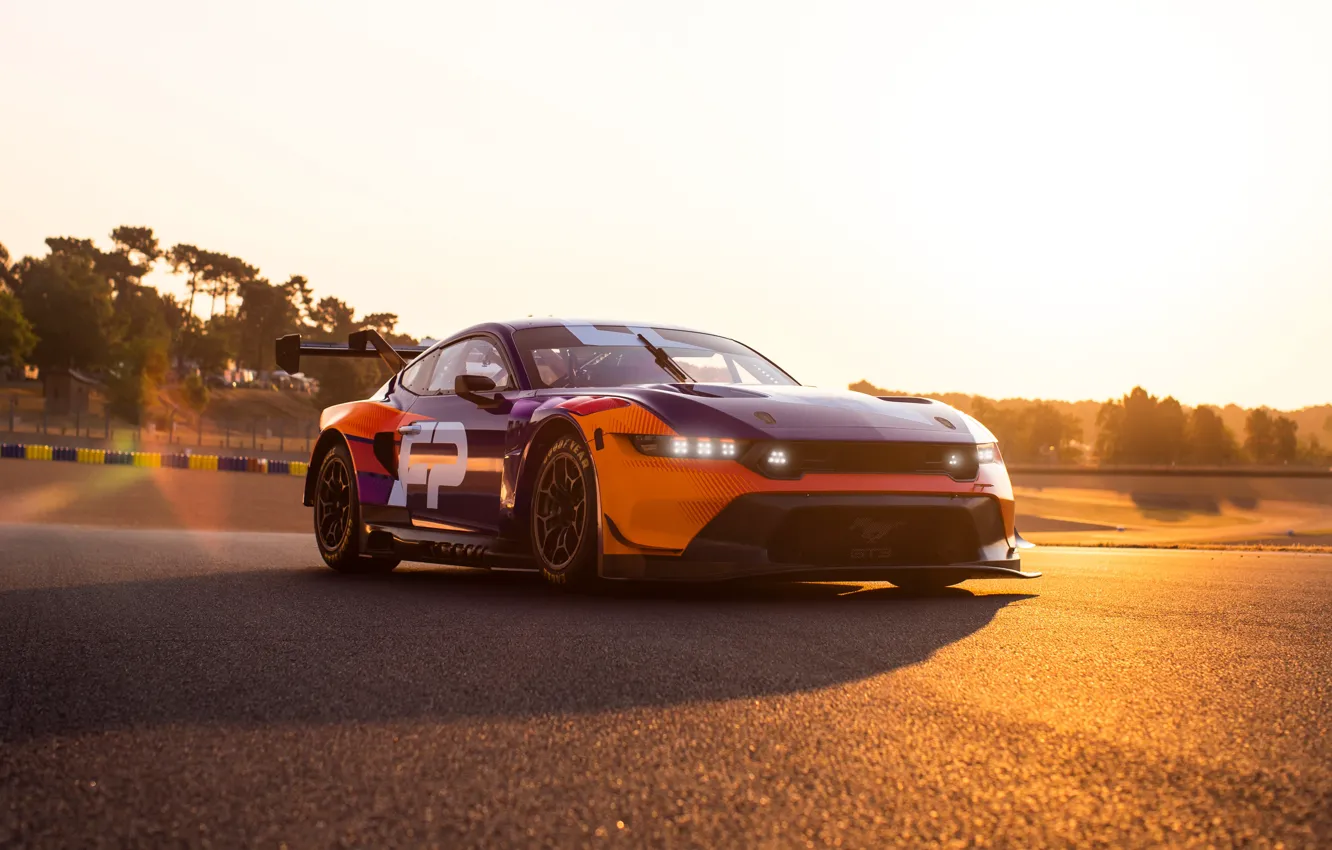Photo wallpaper Mustang, Ford, Prototype, GT3, 2023, Ford Mustang GT3 Prototype