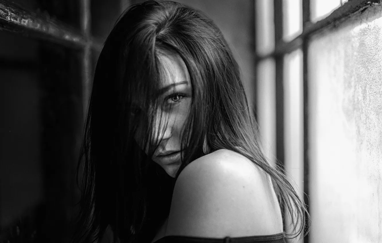 Photo wallpaper portrait, Russia, grit, Inna, George Chernyadev