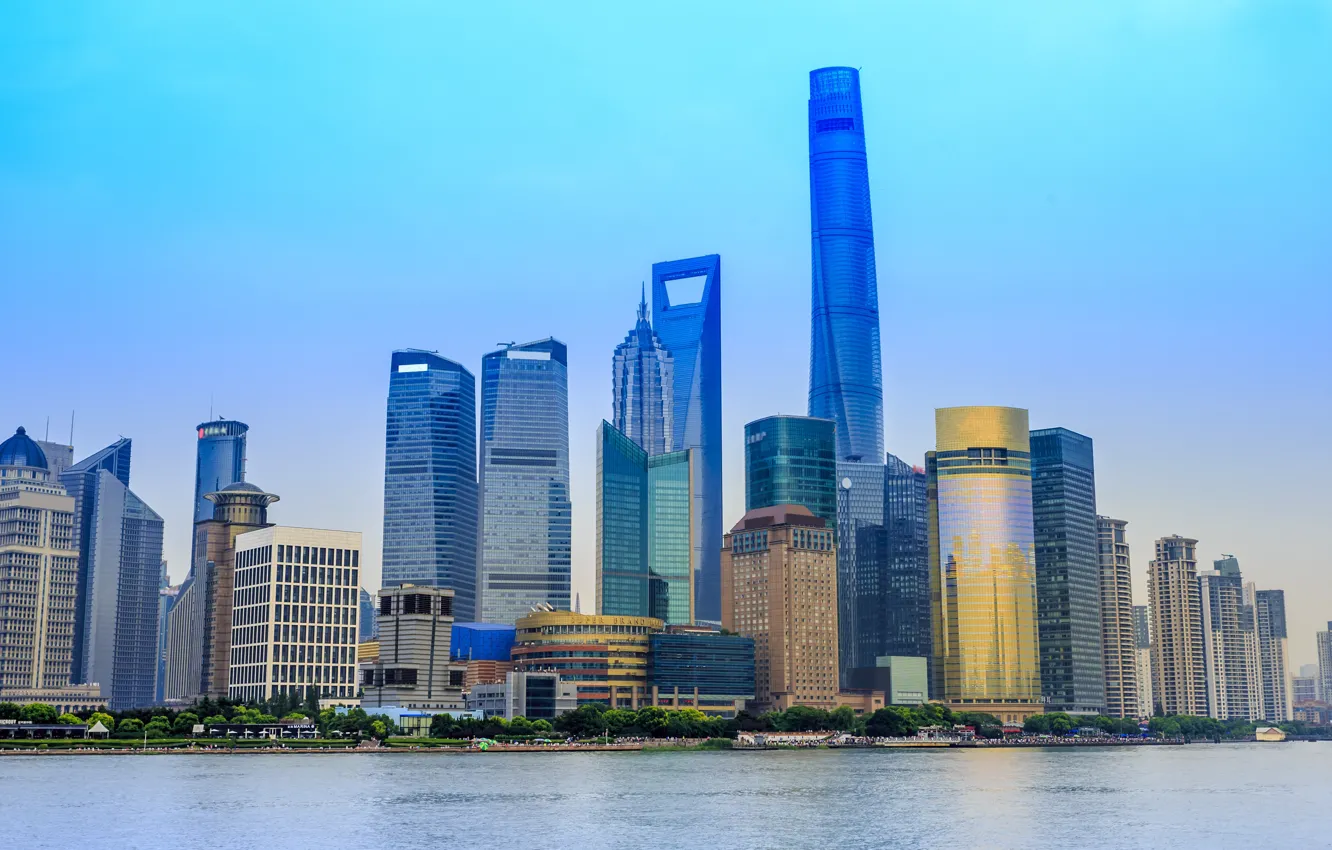 Photo wallpaper China, skyscrapers, the city, the urban landscape