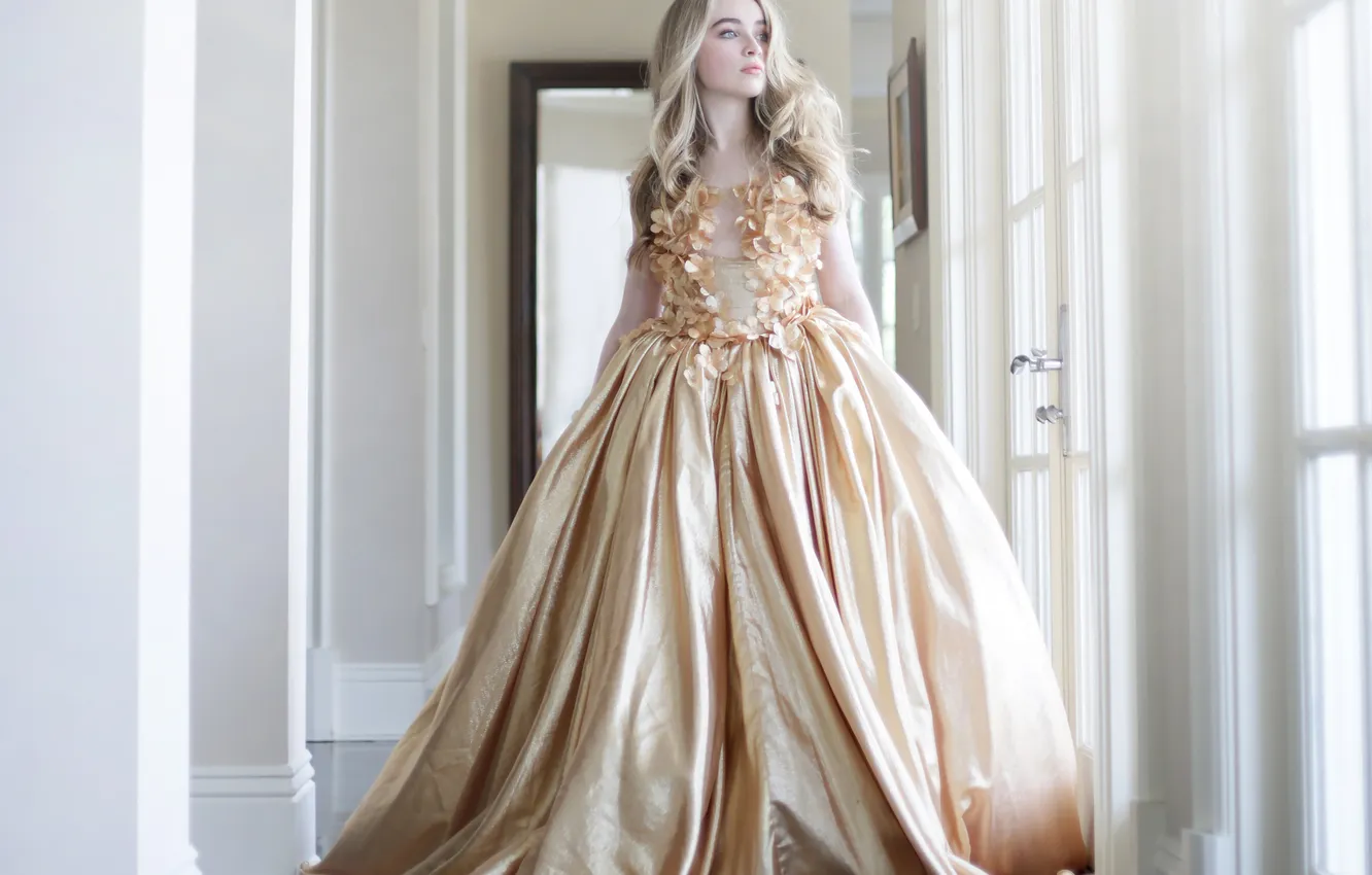 Photo wallpaper model, interior, makeup, dress, actress, hairstyle, blonde, photographer