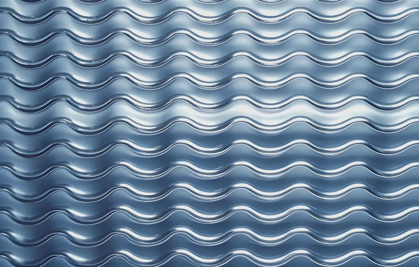 Photo wallpaper wave, line, abstraction, abstract background, AI art, neural network