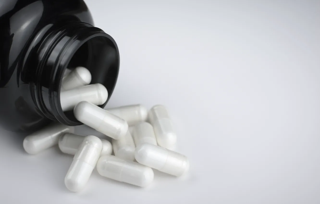 Photo wallpaper white, medicine, Pills, pharmacy