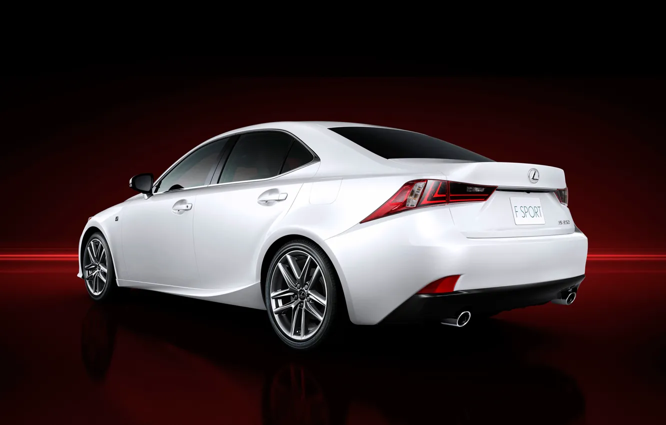 Photo wallpaper car, Lexus, wallpapers, new, 2013, F-Sport, IS 250