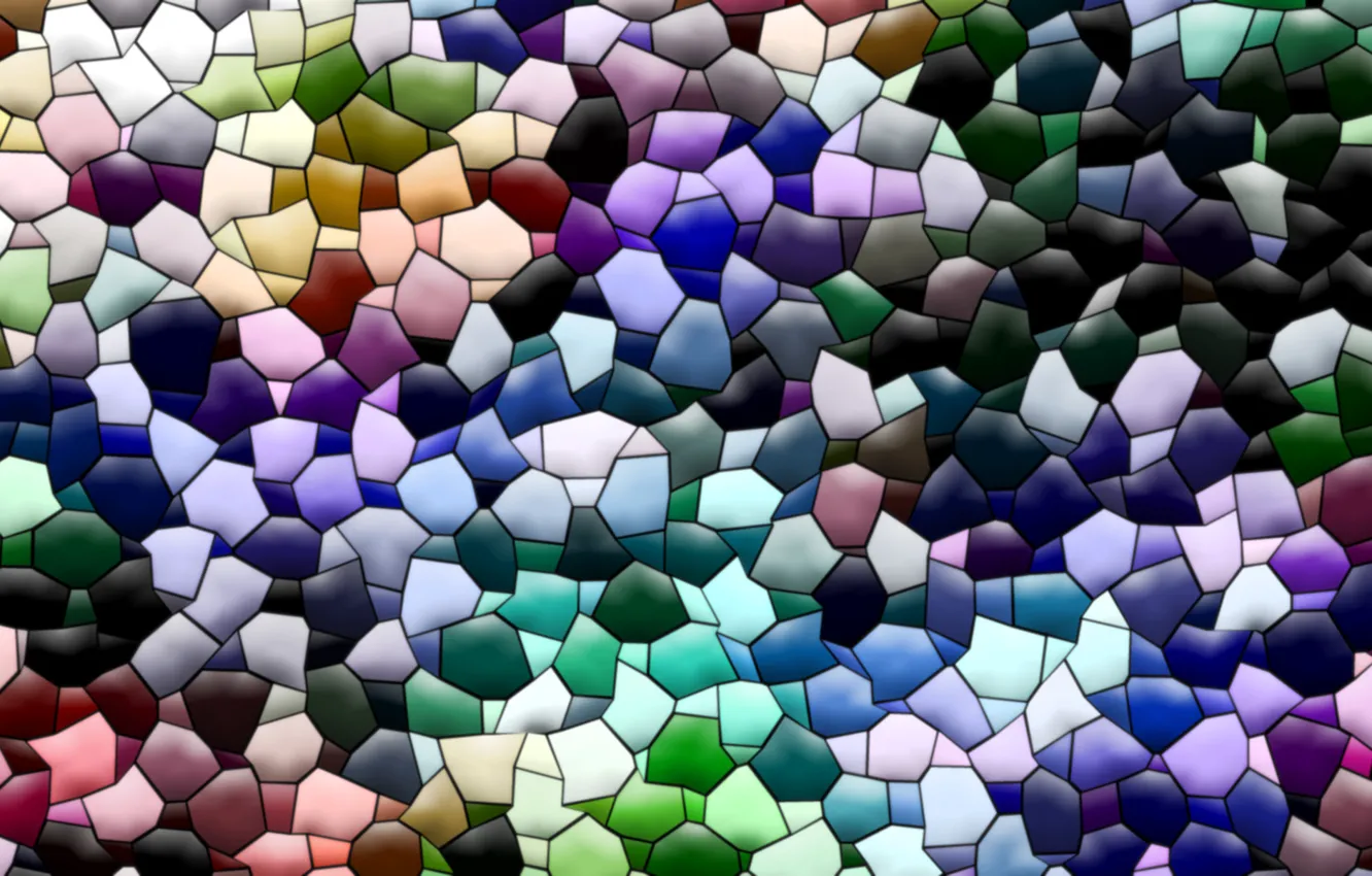 Photo wallpaper mosaic, abstraction, background, Wallpaper, color, texture, figure, the volume