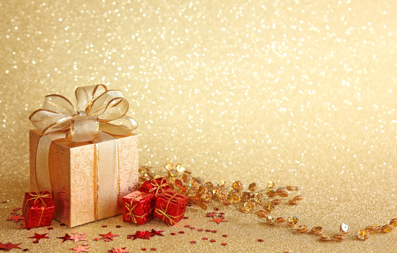 Photo wallpaper tape, box, gift, New Year, Christmas, the scenery, Christmas, New Year