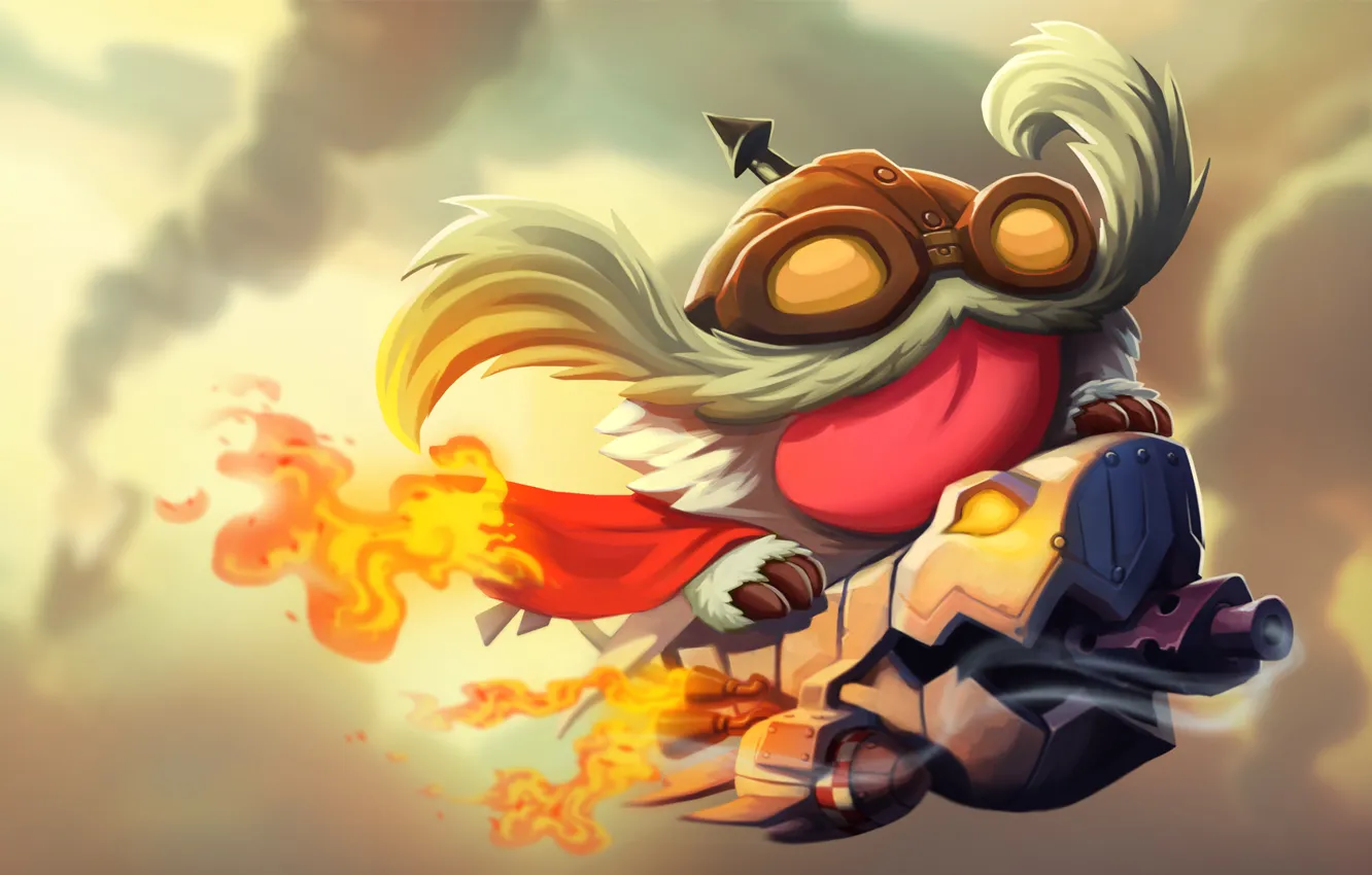 Photo wallpaper League of Legends, LoL, Corki, Poro, lollatino.net